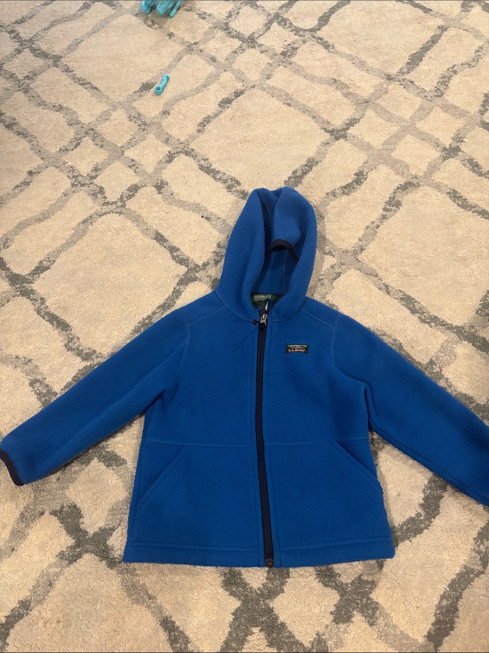 LL Bean 3T Hooded Fleece Jacket